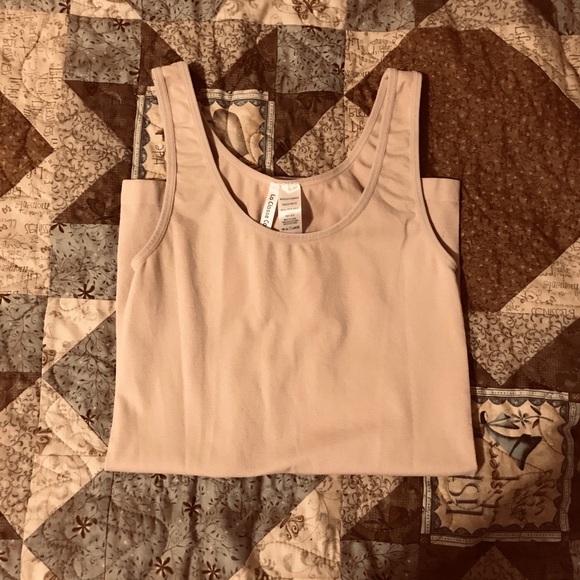 Plain Rose Pink Tank Top